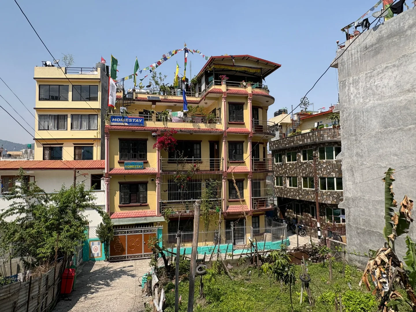 Monkey temple homestay